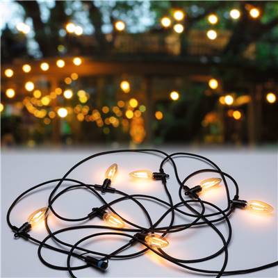 PAULMANN Outdoor Plug & Shine classic fairy lights 24V IP44 1700K 7x2W - 94324