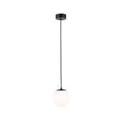 Luminaire en suspension LED Gove IP44  9W Noir mat, Satiné