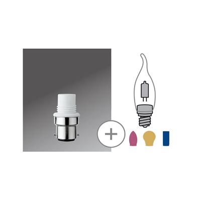 Culot Minihalogen pour culot à broches G9 B22d 230V Blanc