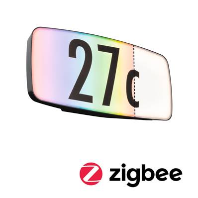 Numéros de maison lumineux LED Sheera Smart Home Zigbee avec détecteur de mouvem