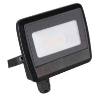 Projecteur LED 20W extérieur Noir IP65 Blanc Neutre 4000K avec presse-étoupe