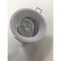 Spot encastrable blanc design basse luminance anti éblouissement GU10 pour LED