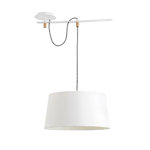 Suspension Fusta Blanc Bois FARO. 28394